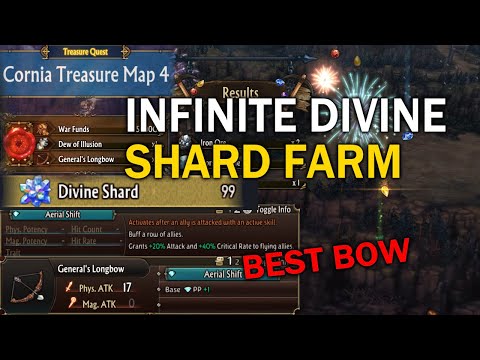 Infinite Divine Shard farm &amp; Treasure maps - Unicorn Overlord